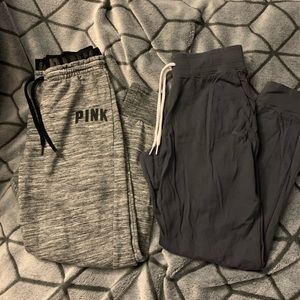 VS PINK Skinny Jogger Pants. 2 PAIRS! Size Small.